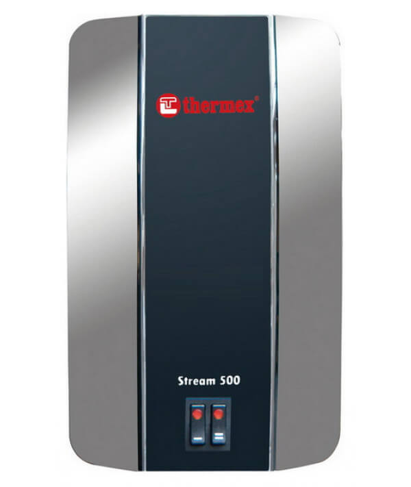 Проточный электрический водонагреватель THERMEX Stream 500 chrome фото