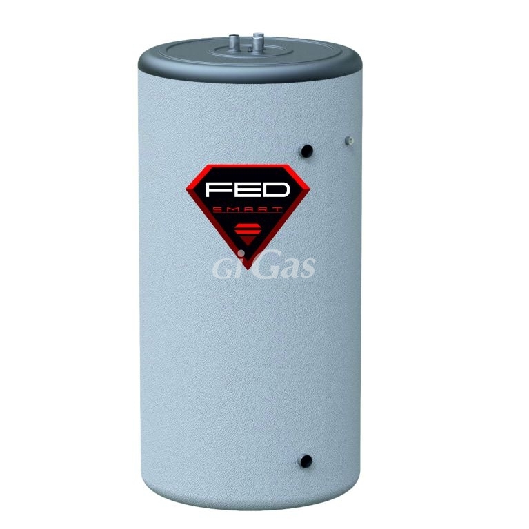 Бойлер косвенного нагрева бак в баке напольный FED 100 Smart (полезный объем ГВС 83,49л. произв.630 л/ч при 40°С)